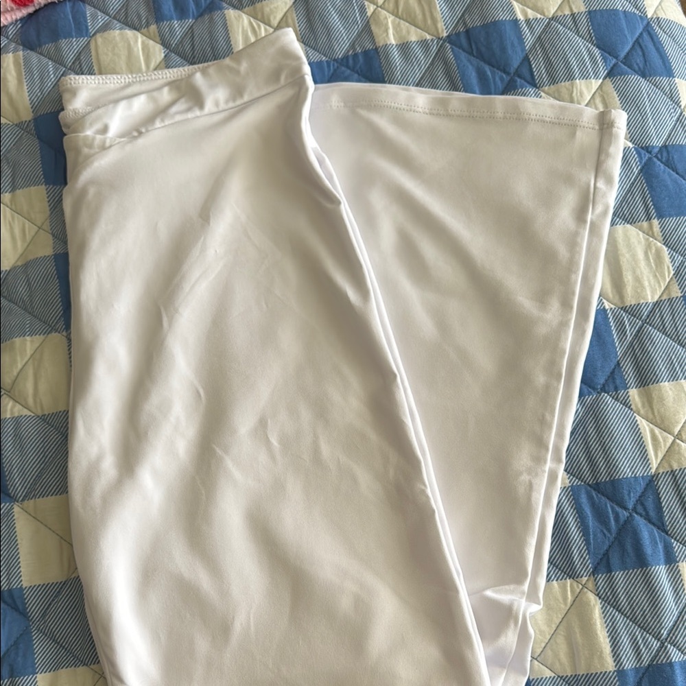 SHEIN elegant white yoga pants